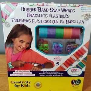 Creativity For Kids Rubber Band Snap Wraps - NEW